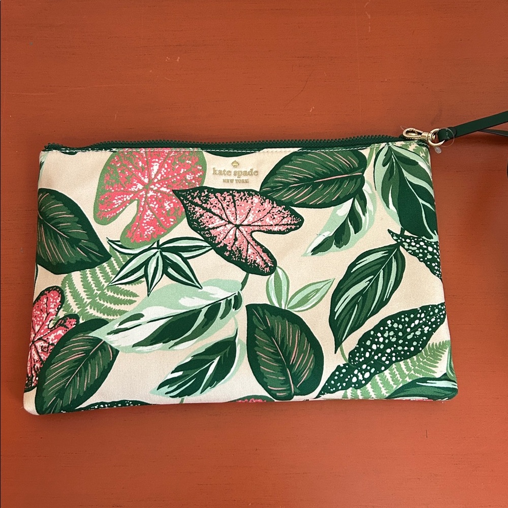 Kate Spade Transparent Tote with Green Trim and Small bag NWT - Picture 8 of 9